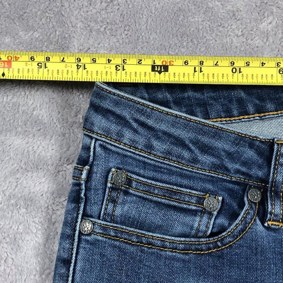 PrAna Jeans Womens Size 2 26 Light Wash Denim Low Rise Skinny Casual Gorpcore - Picture 5 of 12